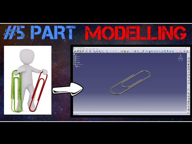 Catia V5 Part design | Paper clip design | Catia V5 tutorial for beginners | Catia V5 ||.