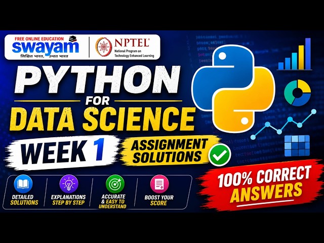 Python for Data Science Week 1 Assignment Answers 2026 | NPTEL July 2026 | 100% Correct Solutions