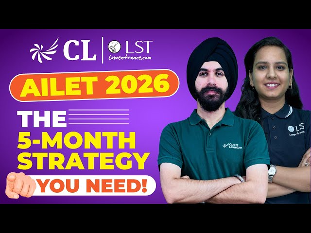 How to Prepare for AILET in 5 Months? | Study Plan + Strategy | AILET 2026 Preparation | CLLST