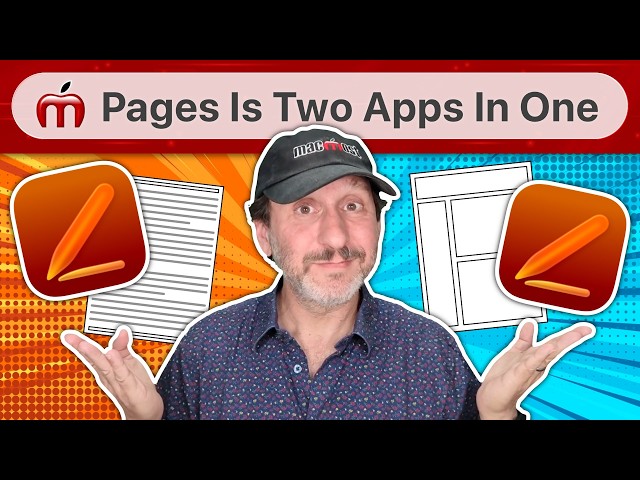 Mac Pages Is Actually Two Apps In One