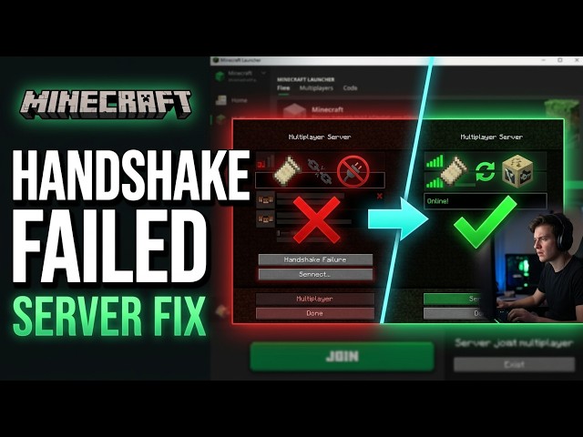 How to Fix Minecraft Handshake Failure Error (Step-by-Step Guide)