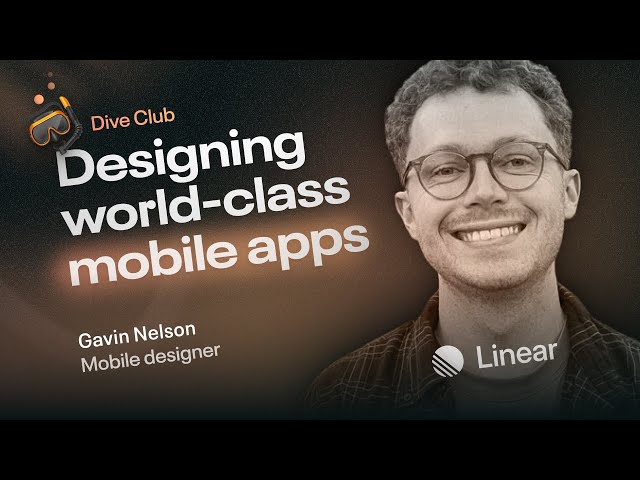 Gavin Nelson - Prototyping, interaction design, and learning SwiftUI (Dive Club Ep. 62)