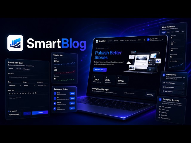 SmartBlog - Full Stack Blogging Platform | React, Node.js, Express & MongoDB