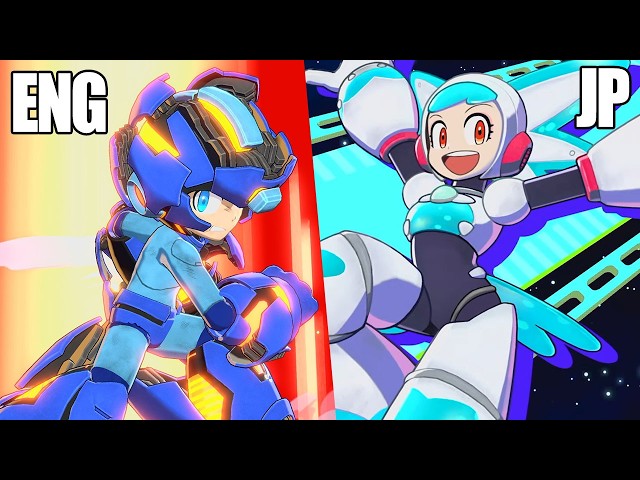 Mega Man: Dual Override ENGLISH VS JAPANESE DUB COMPARISON | Twinkle Girl Stage - Gamescom 2026