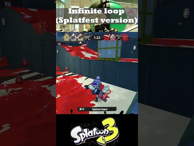 Infinite loop (Everyday Food Splatfest version)  #splatoon3 #gaming #splatoongameplay #nintendo