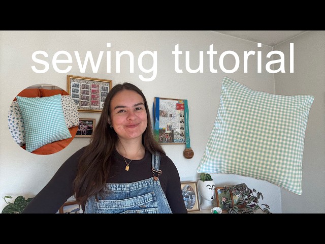 Pillowcase Cover Sewing Tutorial (Beginner Friendly)