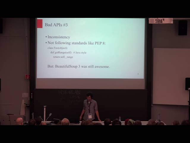 Dave Halter – API Design is Hard – SPS16
