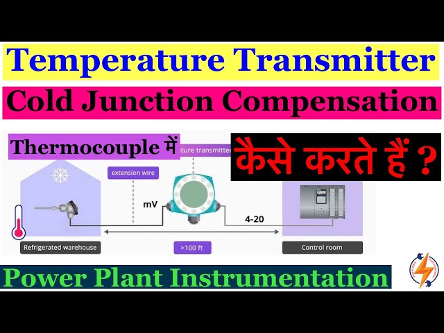 How to Temperature Transmitter Cold Junction Compensation | CJC | K Type Thermocouple
