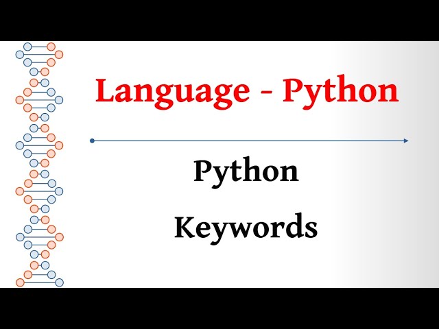 Language Tamil - Python - Keywords