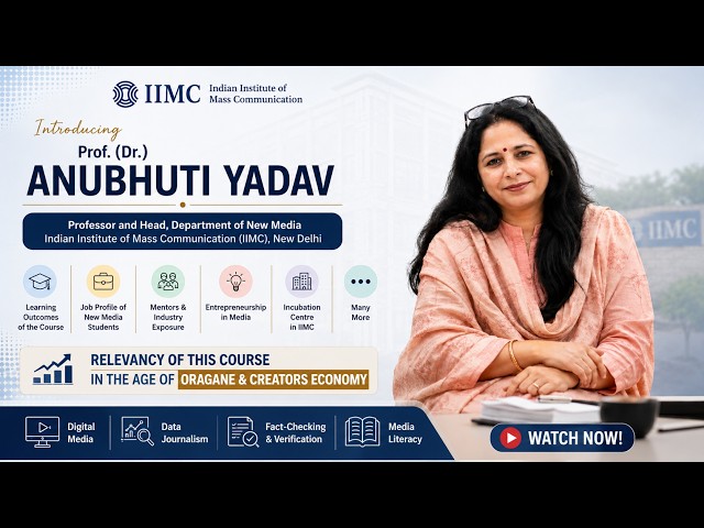 IIMC MA New Media Communication Course Curriculum, Scope, Placements & Career Opportunities
