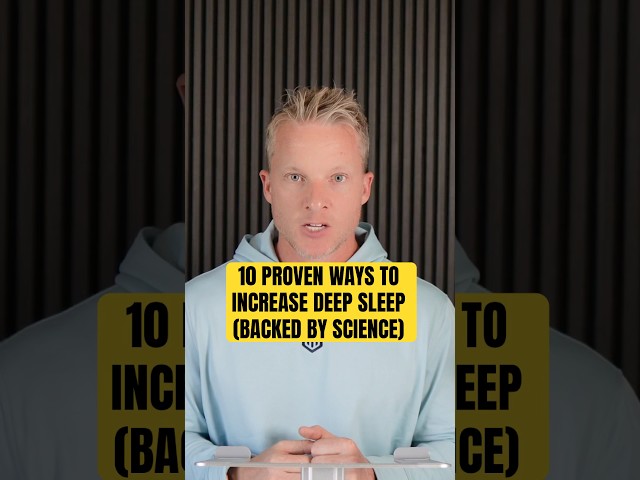 10 Proven Ways To Increase Deep Sleep (Backed By Science)