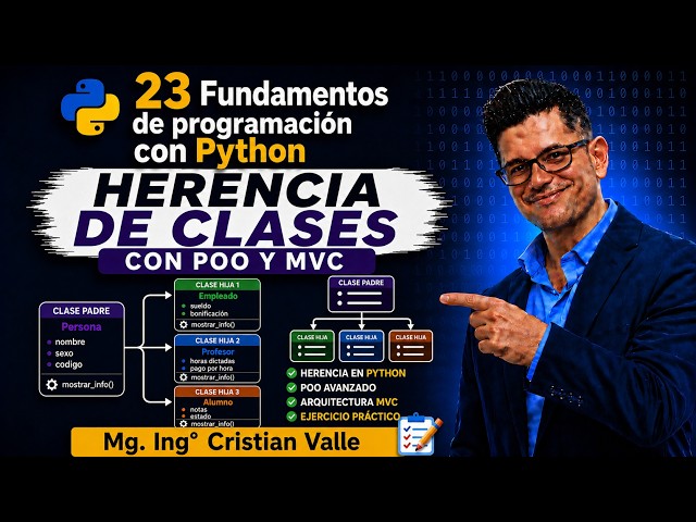 23 Fundamentos de programación con Python - Herencia de Clases con POO y MVC