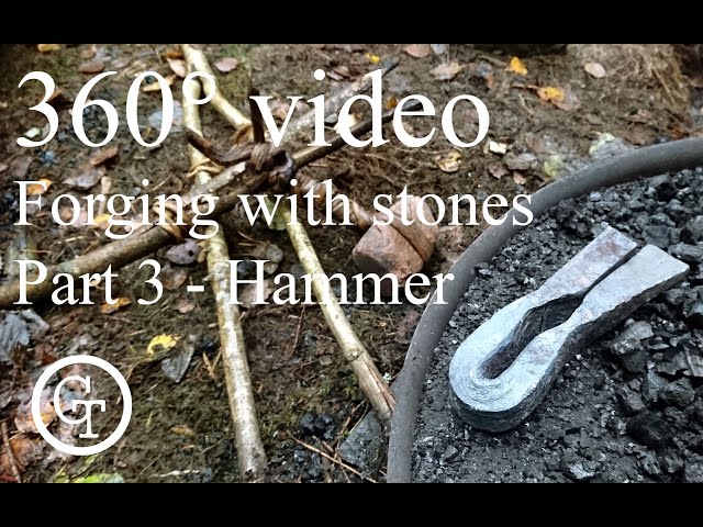 Forging with stone tools part 3 hammer