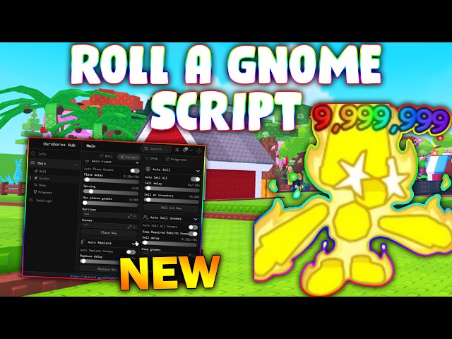 *NEW* Roll A Gnome Script (PASTEBIN 2026) ( AUTO ROLL , AUTO BUY, AUTO SELL, AUTO UPGRADE )