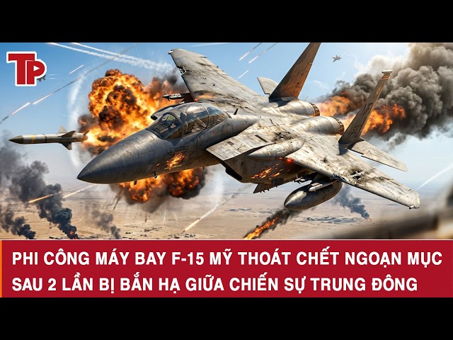 US F-15 Pilot Miraculously Survives After Being Shot Down Twice Amidst Middle East Conflict