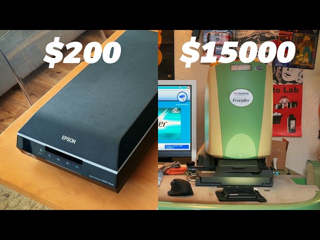 $200 Film Scanner VS $15000 Film Scanner Comparison