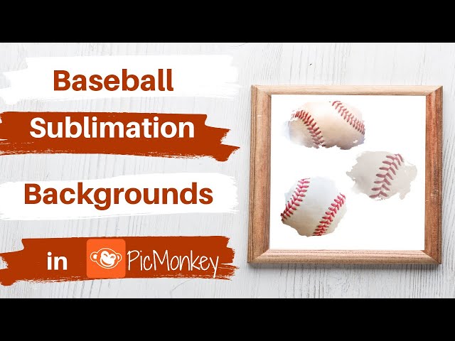 Create Baseball Sublimation Backgrounds