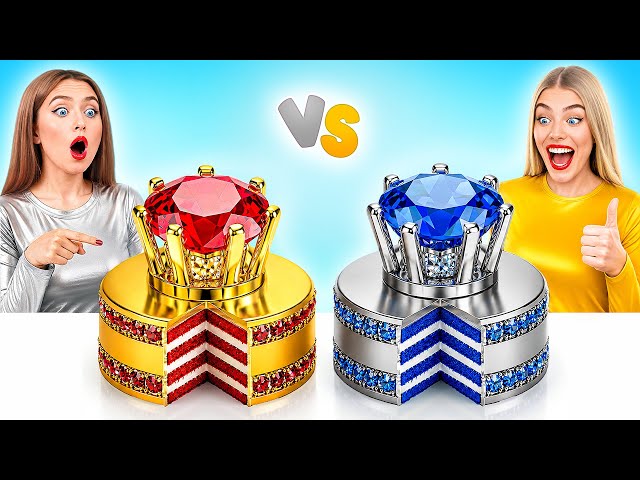 Cake Decorating Challenge Ruby vs Diamond | Funny Food Challenges by Multi DO Girls