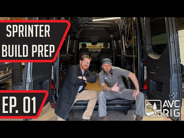 We're Building a Sprinter! Van Prep | AVC Sprinter Build 2026 EP. 01 | 2023 Mercedes Sprinter 144