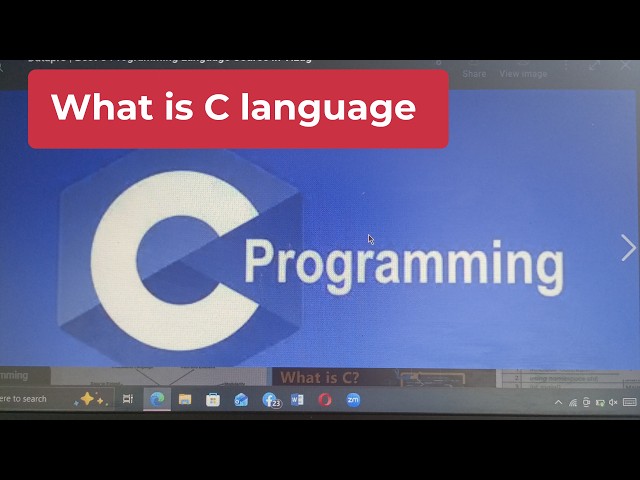 Lec_1 introduction to C language in detail | C Programming Tutorial