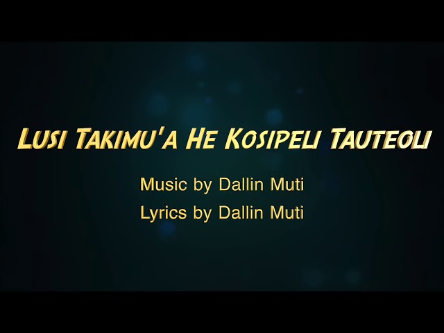 Lusi Takimu'a He Kosipeli Tauteoli