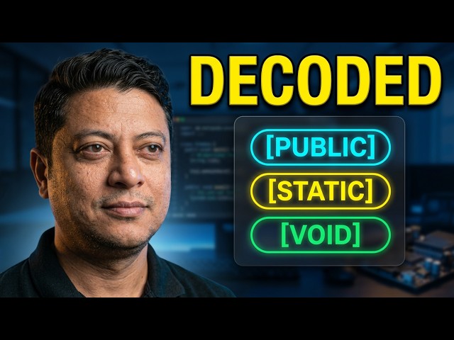 Java public static void main(String[] args) Explained Deeply 🚀