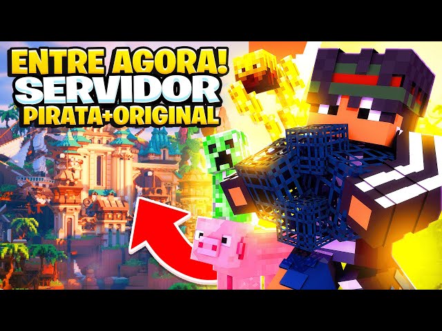 NOVO SERVIDOR de RANKUP para MINECRAFT JAVA e BEDROCK (SEM PAY TO WIN) com PREMIAÇÕES