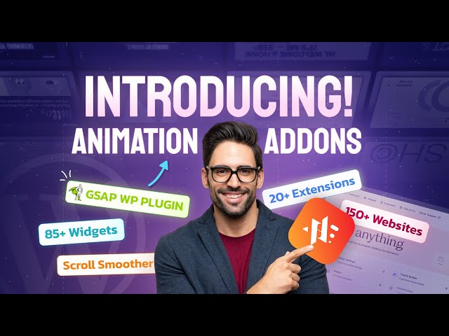 Create Stunning Animated Websites in WordPress | Animation Addons