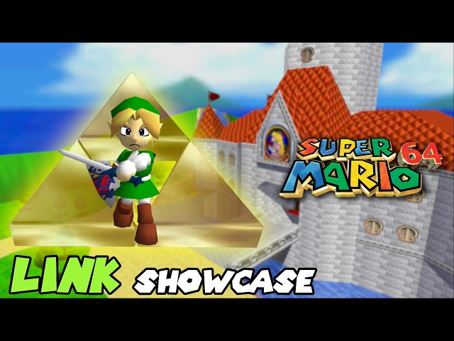 LINK BREAKS IN?! - Super Mario 64 X Legend Of Zelda Showcase