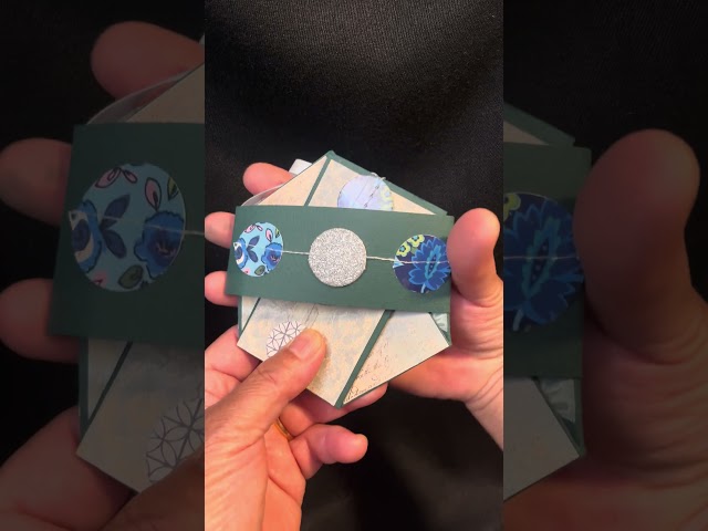 Pocket card swap using The Paper Pixie's hexagon tutorial