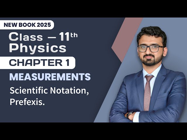 11th Class Physics Chapter 1 | Scientific Notation, Prefixis | 11th Physics New Book 2025