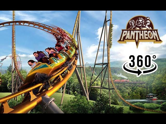 Pantheon 360 || Pantheon On Ride POV || Roller Coaster 360 VR || GoPro MAX || Busch Gardens