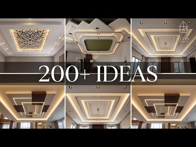 200+ Modern False Ceiling Design Ideas 2026 | POP Gypsum Board & LED Ceiling Trends