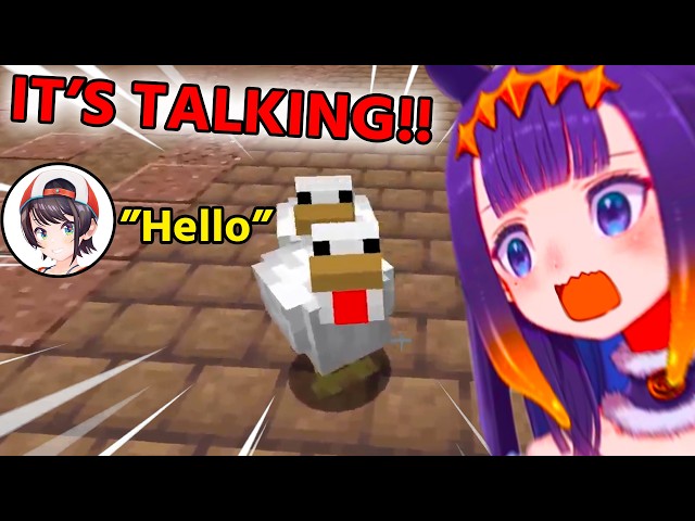 Ina legit thought the chicken just started talking