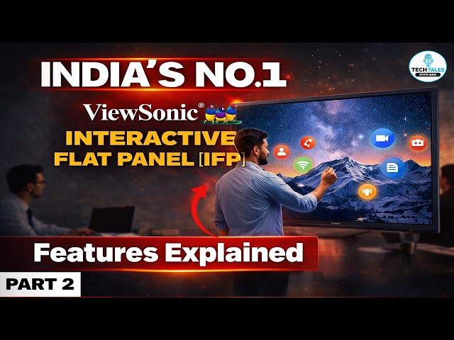 🎥 ViewSonic Interactive Flat Panel - Smart Display for Classrooms & Conference Rooms (Part 2)