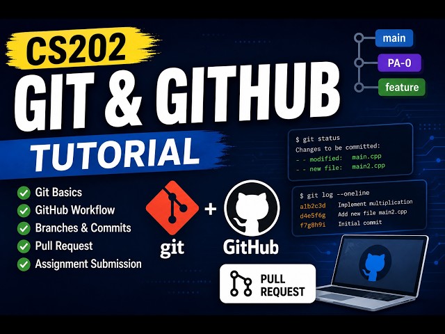 CS202-Data Structures Course Git & GitHub Practical Tutorial (LUMS Fall 2026)