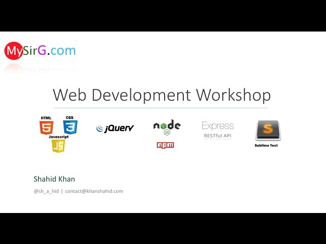 #18 Web Development Workshop | Rest API using NodeJS | jQuery Form Submit (in Hindi)