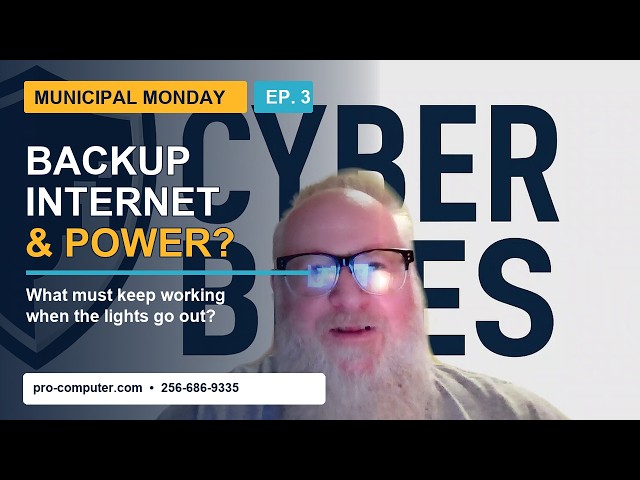 Should Your Municipality Have Backup Internet & Power? | Municipal Monday Ep. 3