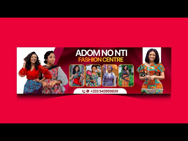 How To Design A Clothing Fashion Banner in Photoshop Ft. Anita Akuffo | Serwaa Amihere