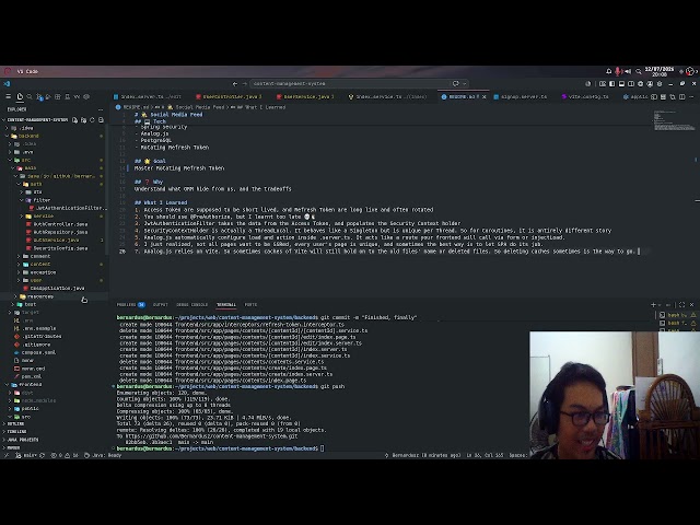 Week 22 & 23: Secure CMS - Spring Boot - Java - 2.5 Year Engineering Plan