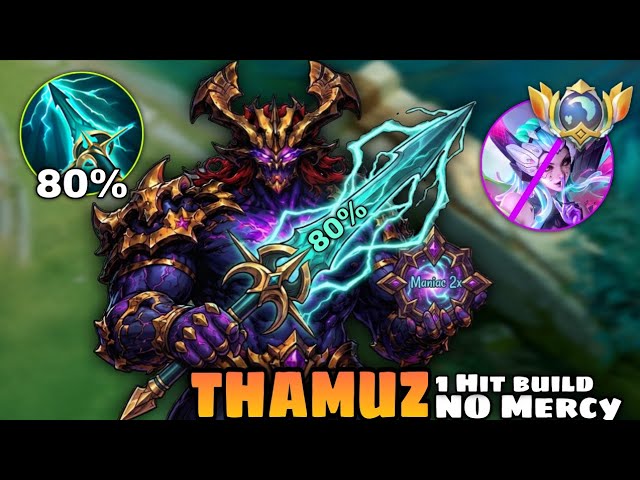 2X MANIAC!! THAMUZ 1 HIT😱!! Full Attack Speed Build DESTROYS Everyone!!!