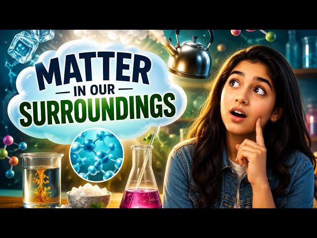 Matter in Our Surroundings Class 9 | Class 9 Science Chapter 1| NCERT CBSE | Complete Explanation🤫👌🏻