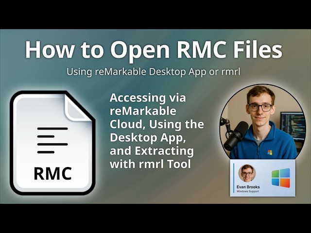 How to Open RMC Files (reMarkable Cloud Notebook)