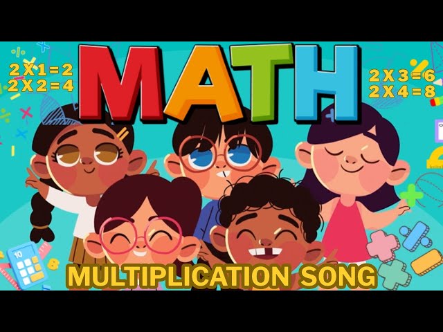 Multiplication Song | Table of 2 | Easy Math For Kids
