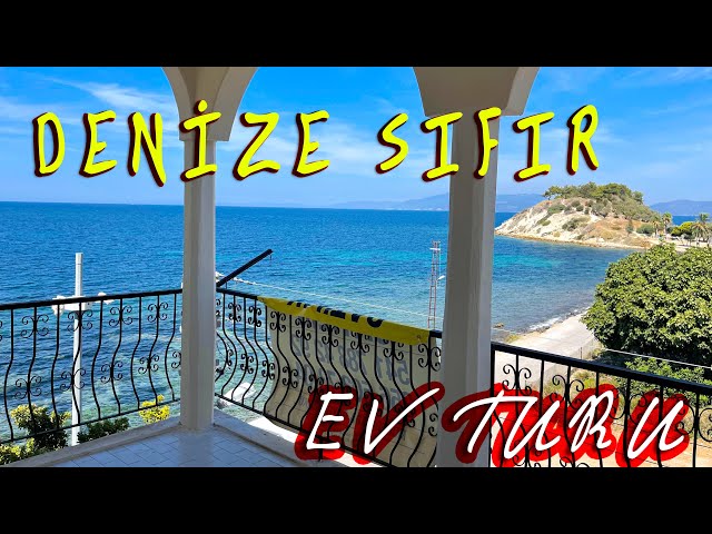 Denize Sıfır Satılık Daire   Ev Turu  Kuşadası Kadınlar Denizi Yılancı Burnu Mevki