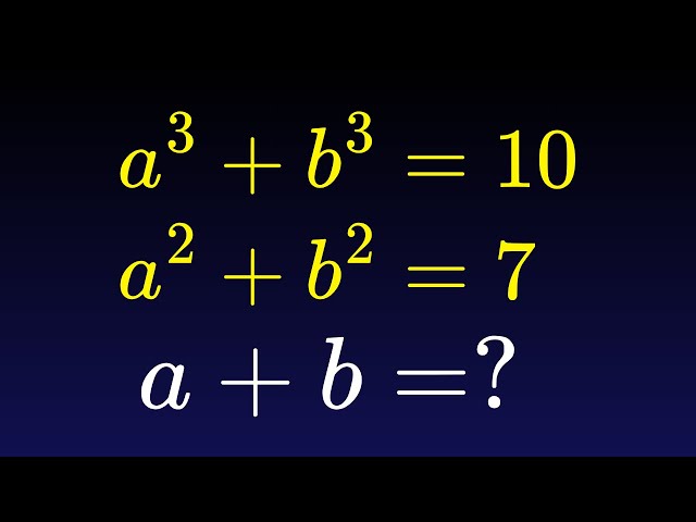 Japanese | A Very Nice Math Olympiad Algebra Problem