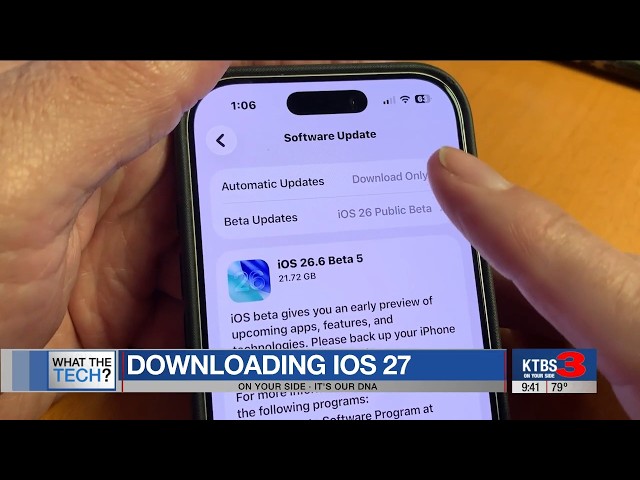 What the Tech: iOS 27 Beta