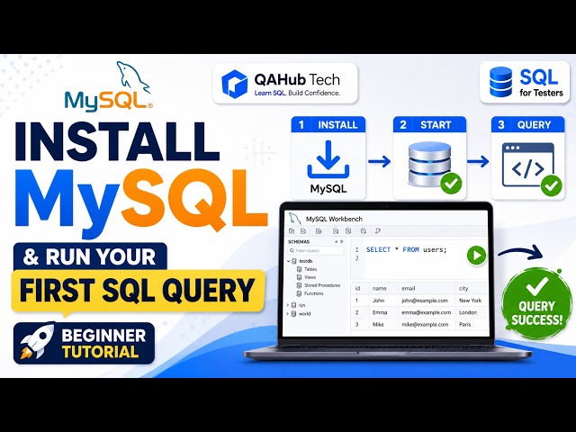 Install MySQL & Run Your First SQL Query  Beginner Tutorial