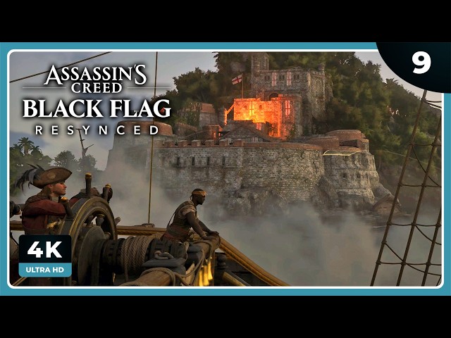 ACBF #9 | ASALTO AL FUERTE | ASSASSIN'S CREED BLACK FLAG RESYNCED Gameplay Español