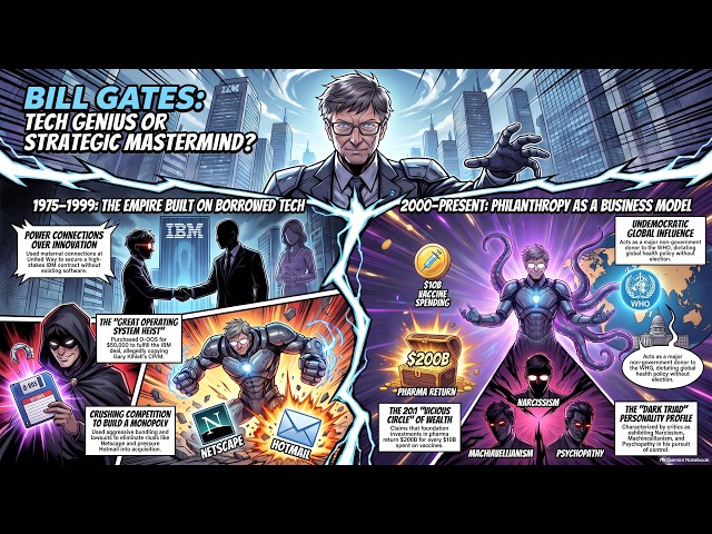 Bill Gates: Genius or Mastermind? The Controversial Story Behind Microsoft